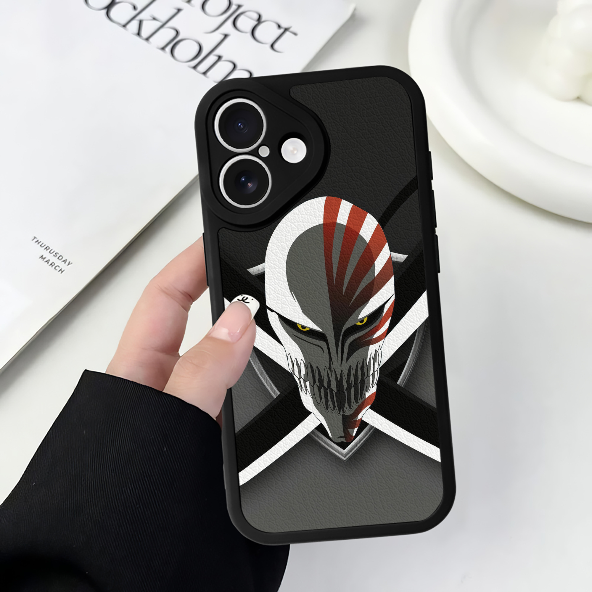 （画像用） ブリーチ BLEACH 【iPhone 16シリーズ対応】シリコンスマホケース（レザー調） 材質：シリコン
